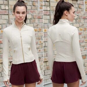 Lululemon Define Jacket Luon Sparkle Bone Athletic Comfort Stretch Gym 8